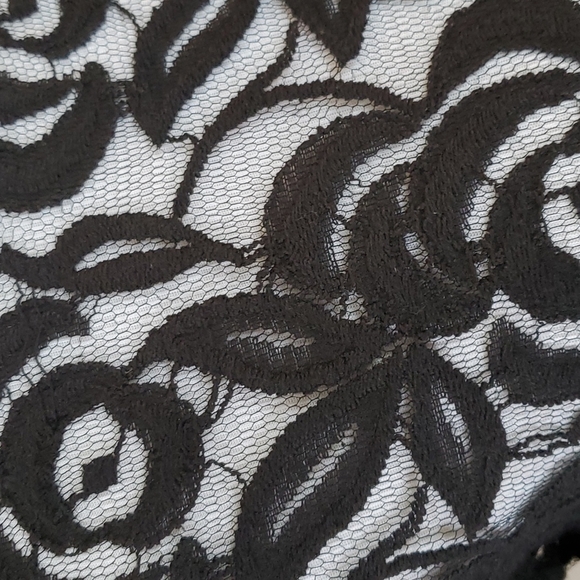 Lace Black Dress - Raindrops - Size M - Picture 3 of 9